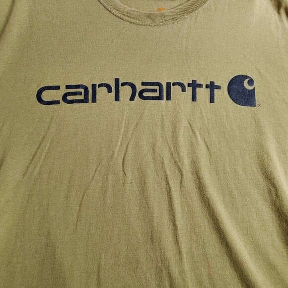 Carhartt Shirt Mens XL Tall Short Sleeve Crew Neck Outdoors Loose Fit Casual - Picture 2 of 11